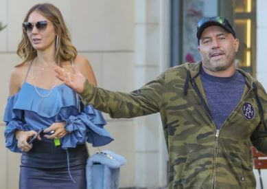 Jessica Ditzel with her husband Joe Rogan.